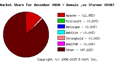 January 1st, 2021 Market Share Pie Chart