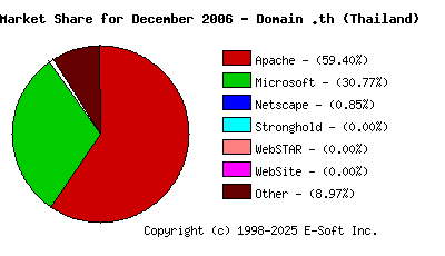 January 1st, 2007 Market Share Pie Chart