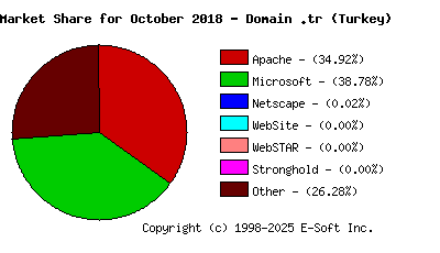 November 1st, 2018 Market Share Pie Chart
