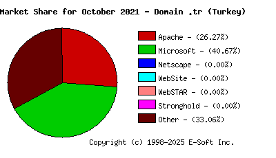 November 1st, 2021 Market Share Pie Chart