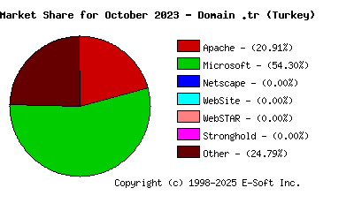 November 1st, 2023 Market Share Pie Chart