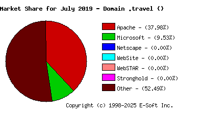August 1st, 2019 Market Share Pie Chart