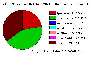 November 1st, 2023 Market Share Pie Chart
