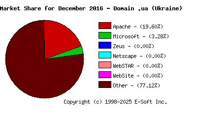 January 1st, 2017 Market Share Pie Chart