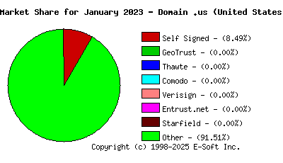 February 1st 2023 CA Market Share Pie Chart