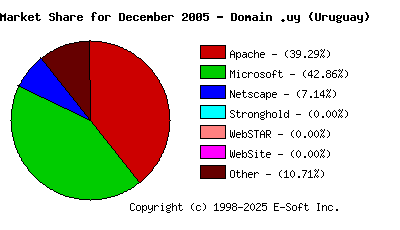 January 1st, 2006 Market Share Pie Chart