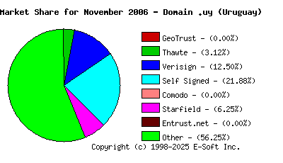 December 1st 2006 CA Market Share Pie Chart