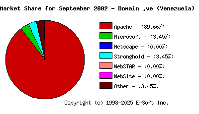 October 1st, 2002 Market Share Pie Chart