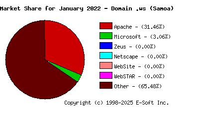 February 1st, 2022 Market Share Pie Chart