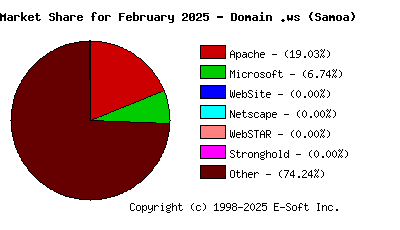 March 1st, 2025 Market Share Pie Chart