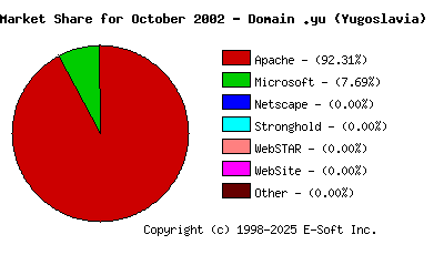 November 1st, 2002 Market Share Pie Chart