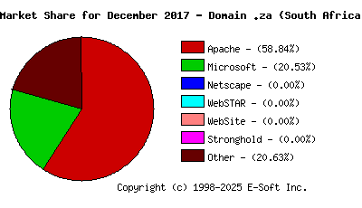 January 1st, 2018 Market Share Pie Chart