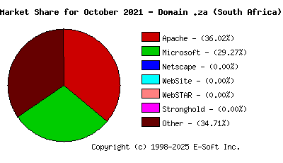 November 1st, 2021 Market Share Pie Chart