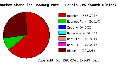 February 1st, 2022 Market Share Pie Chart