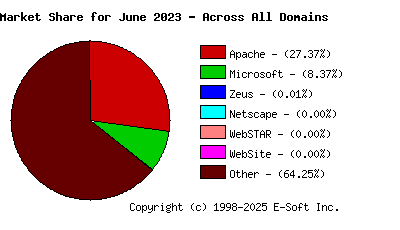 July 1st, 2023 Market Share Pie Chart