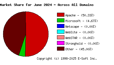 July 1st, 2024 Market Share Pie Chart