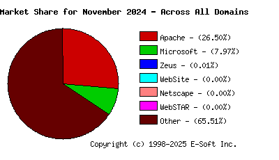 December 1st, 2024 Market Share Pie Chart