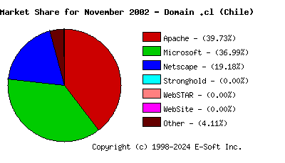 December 1st, 2002 Market Share Pie Chart